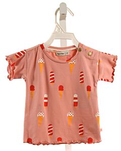 BABYFACE  PINK  PRINT  KNIT SS SHIRT