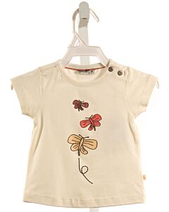BABYFACE  IVORY   PRINTED DESIGN KNIT SS SHIRT
