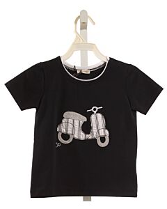 J.O. MILANO  NAVY   APPLIQUED T-SHIRT