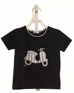 J.O. MILANO  NAVY   APPLIQUED T-SHIRT
