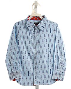 TUKTUK DESIGNS  LT BLUE    DRESS SHIRT