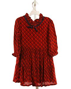TUKTUK DESIGNS  RED  PLAID  DRESS