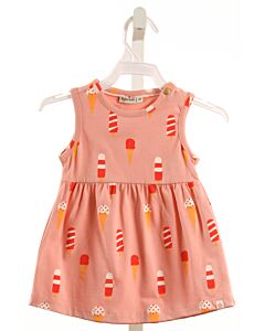BABYFACE  PINK  PRINT  KNIT DRESS