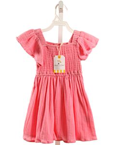 SHADE CRITTERS  HOT PINK   SMOCKED DRESS