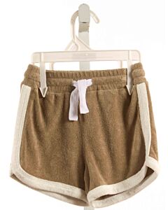 LITTLE BIPSY  BROWN TERRY CLOTH   SHORTS