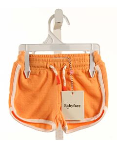 BABYFACE  ORANGE TERRY CLOTH   SHORTS
