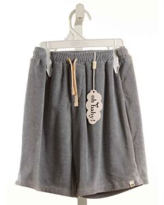 OH BABY!  GRAY TERRY CLOTH   SHORTS