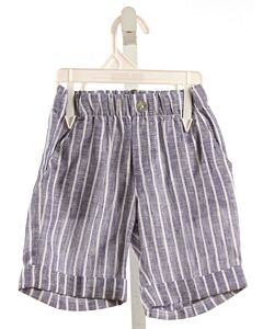 J.O. MILANO  CHAMBRAY LINEN STRIPED  SHORTS