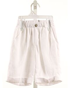 J.O. MILANO  WHITE LINEN   SHORTS