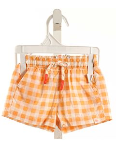 BABYFACE  ORANGE  GINGHAM  SHORTS