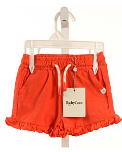 BABYFACE  RED    SHORTS WITH RUFFLE