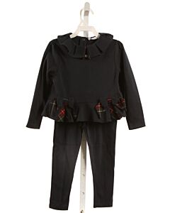 PATACHOU  BLACK    2-PIECE OUTFIT WITH BOW