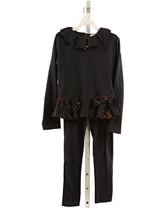PATACHOU  BLACK    2-PIECE OUTFIT WITH BOW