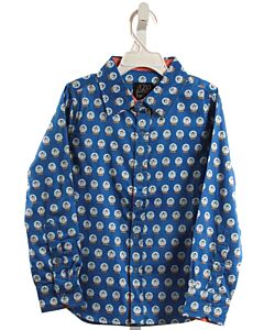 TUKTUK DESIGNS  BLUE  PRINT  DRESS SHIRT