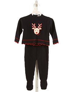 PATACHOU  NAVY   APPLIQUED 2-PIECE OUTFIT