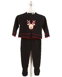 PATACHOU  NAVY   APPLIQUED 2-PIECE OUTFIT