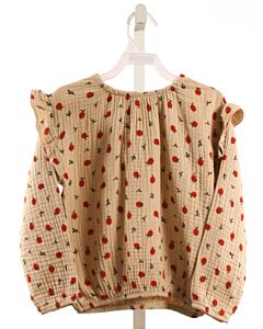 BEAN'S BARCELONA  BROWN  PRINT  SHIRT-LS