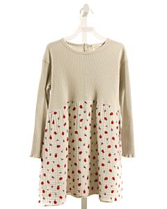 BEAN'S BARCELONA  GRAY  PRINT  KNIT DRESS