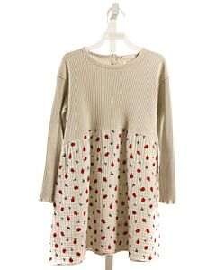 BEAN'S BARCELONA  GRAY  PRINT  KNIT DRESS