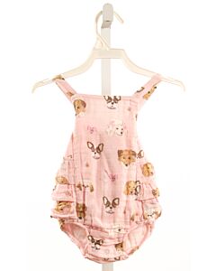 ANGEL DEAR  PINK  PRINT  BUBBLE WITH RUFFLE
