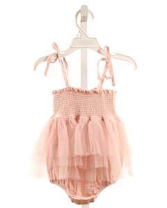 ANGEL DEAR  PINK TULLE  SMOCKED BUBBLE