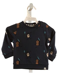 BABYFACE  NAVY  PRINT  PULLOVER