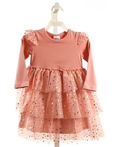 SWEET WINK  PINK TULLE   KNIT DRESS