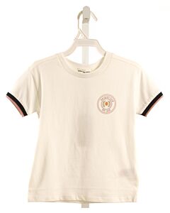 MILES THE LABEL  WHITE    KNIT SS SHIRT