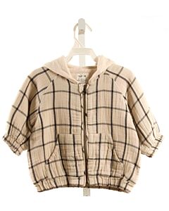 PLAY UP  BROWN  WINDOWPANE  OUTERWEAR
