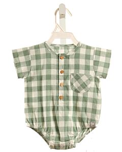 SNUG  GREEN  GINGHAM  BUBBLE