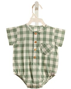 SNUG  GREEN  GINGHAM  BUBBLE