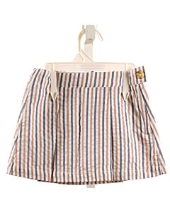 MILES THE LABEL  BLUE SEERSUCKER STRIPED  SKORT