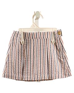 MILES THE LABEL  BLUE SEERSUCKER STRIPED  SKORT
