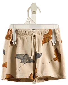 PLAY UP  CREAM   PRINTED DESIGN SHORTS