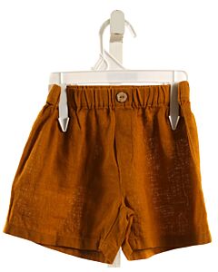 PLAY UP  BROWN LINEN   SHORTS