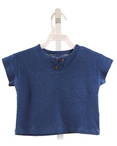 PLAY UP  BLUE    KNIT SS SHIRT