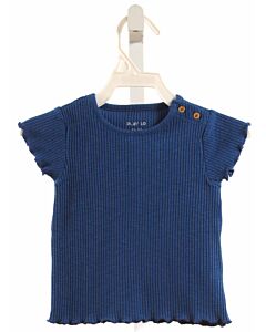 PLAY UP  BLUE    KNIT SS SHIRT