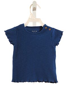 PLAY UP  BLUE    KNIT SS SHIRT