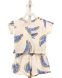 PLAY UP  BLUE   PRINTED DESIGN 2-PIECE OUTFIT