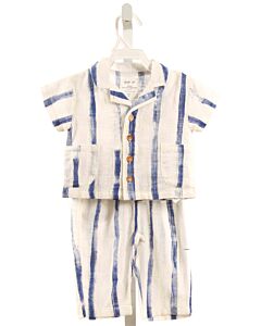PLAY UP  BLUE  STRIPED  2-PIECE OUTFIT