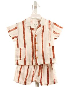 PLAY UP  BROWN  STRIPED  2-PIECE OUTFIT