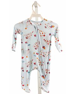 ANGEL DEAR  BLUE KNIT  PRINTED DESIGN LAYETTE