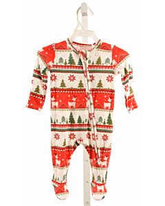 ANGEL DEAR  RED KNIT  PRINTED DESIGN LAYETTE