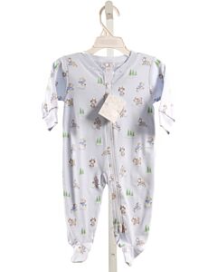 KISSY KISSY  BLUE KNIT  PRINTED DESIGN LAYETTE