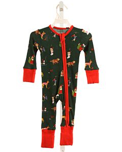 ANGEL DEAR  GREEN KNIT  PRINTED DESIGN LAYETTE
