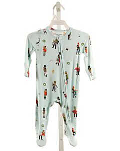 ANGEL DEAR  BLUE KNIT  PRINTED DESIGN LAYETTE