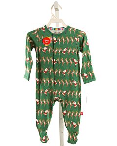 MAGNETIC ME  GREEN KNIT  PRINTED DESIGN LAYETTE