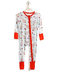 ANGEL DEAR  BLUE KNIT  PRINTED DESIGN LAYETTE