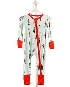 ANGEL DEAR  BLUE KNIT  PRINTED DESIGN LAYETTE