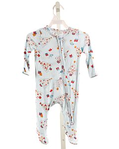 ANGEL DEAR  BLUE KNIT  PRINTED DESIGN LAYETTE